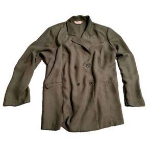 Giorgio Fiorlini Plus Collection Blazer Jacket Seafoam Green Sz 20 Flowy Canada